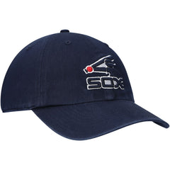 Chicago White Sox 1983 Logo Cooperstown Collection Clean Up Adjustable Hat Navy | 47 brand