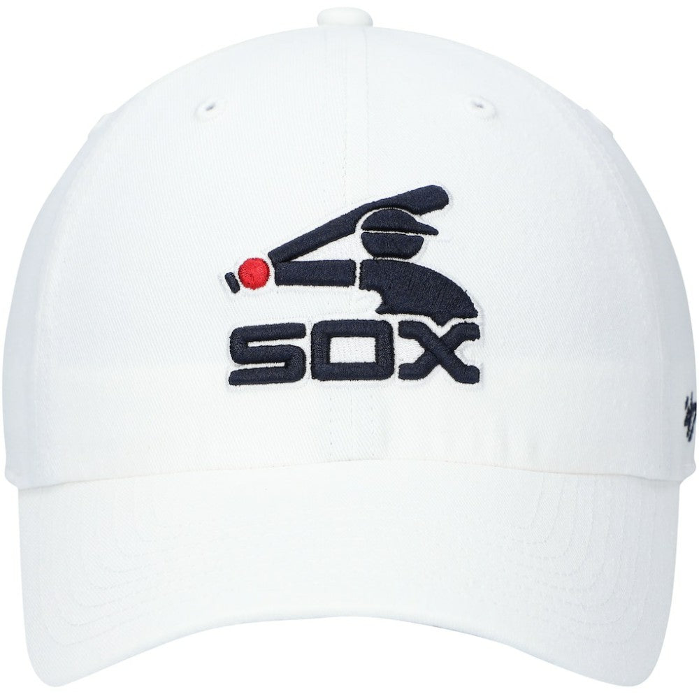 Chicago White Sox 1976 Logo Cooperstown Collection Clean Up Adjustable Hat White | 47 brand