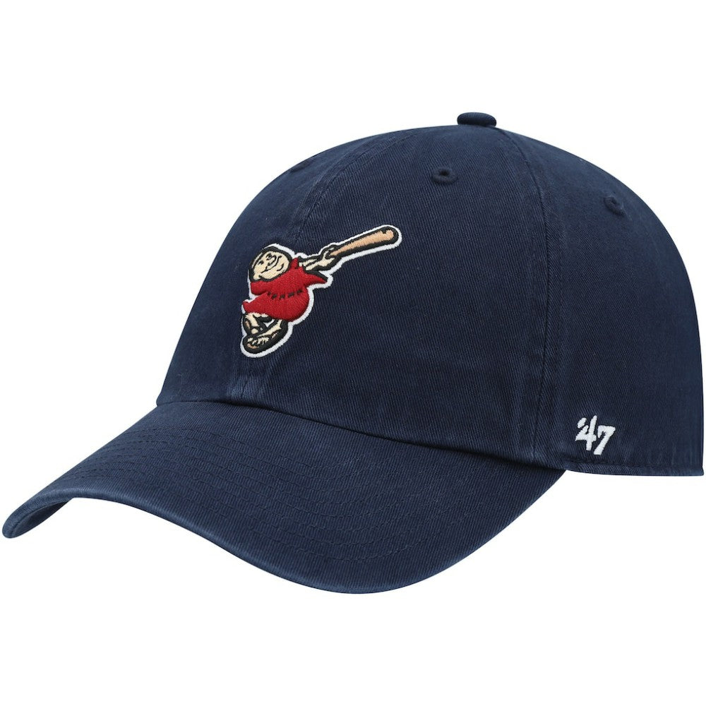 San Diego Padres Logo Cooperstown Collection Clean Up Adjustable Hat Navy | 47 brand