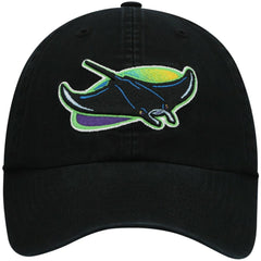 Tampa Bay Rays 2000 Logo Cooperstown Collection Clean Up Adjustable Hat Black | 47 brand