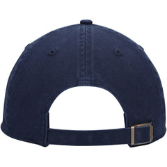 Chicago Cubs C Bear Logo Cooperstown Collection Clean Up Adjustable Hat Navy | 47 brand