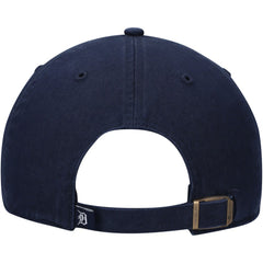 Detroit Tigers Logo Cooperstown Collection Clean Up Adjustable Hat Navy | 47 brand