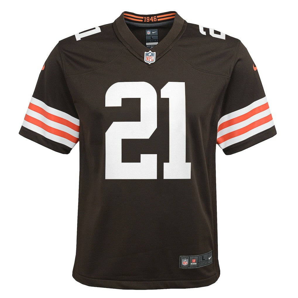 Denzel Ward Cleveland Browns Youth Game Jersey - Brown