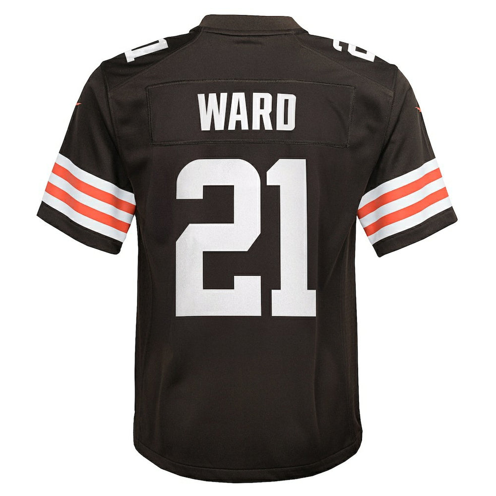 Denzel Ward Cleveland Browns Youth Game Jersey - Brown