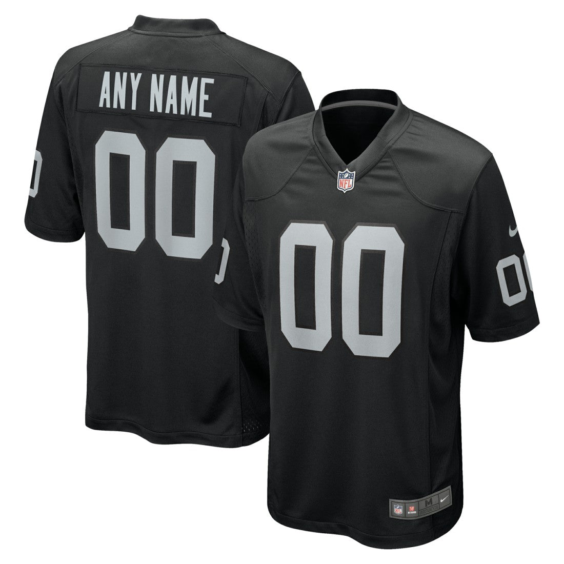 Las Vegas Raiders Custom Game Jersey - Black