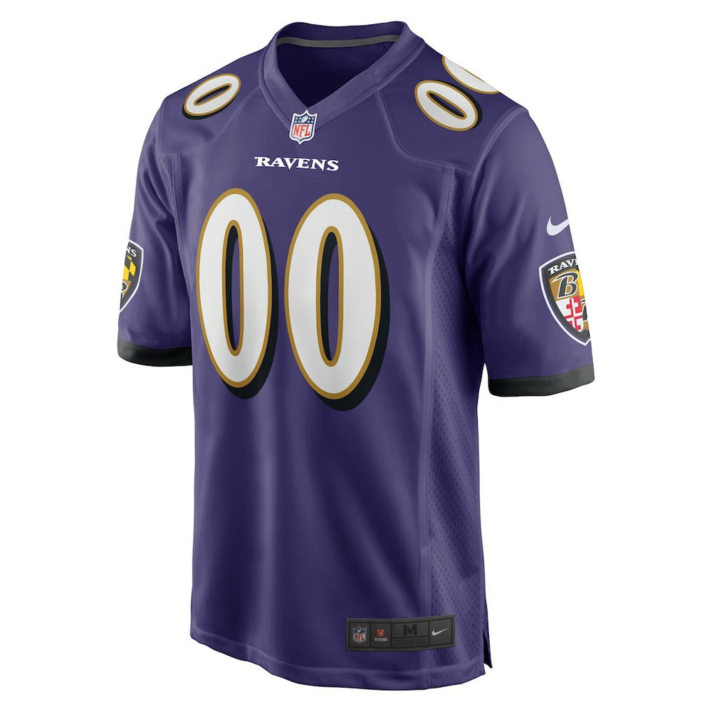 Baltimore Ravens Custom Game Jersey - Purple