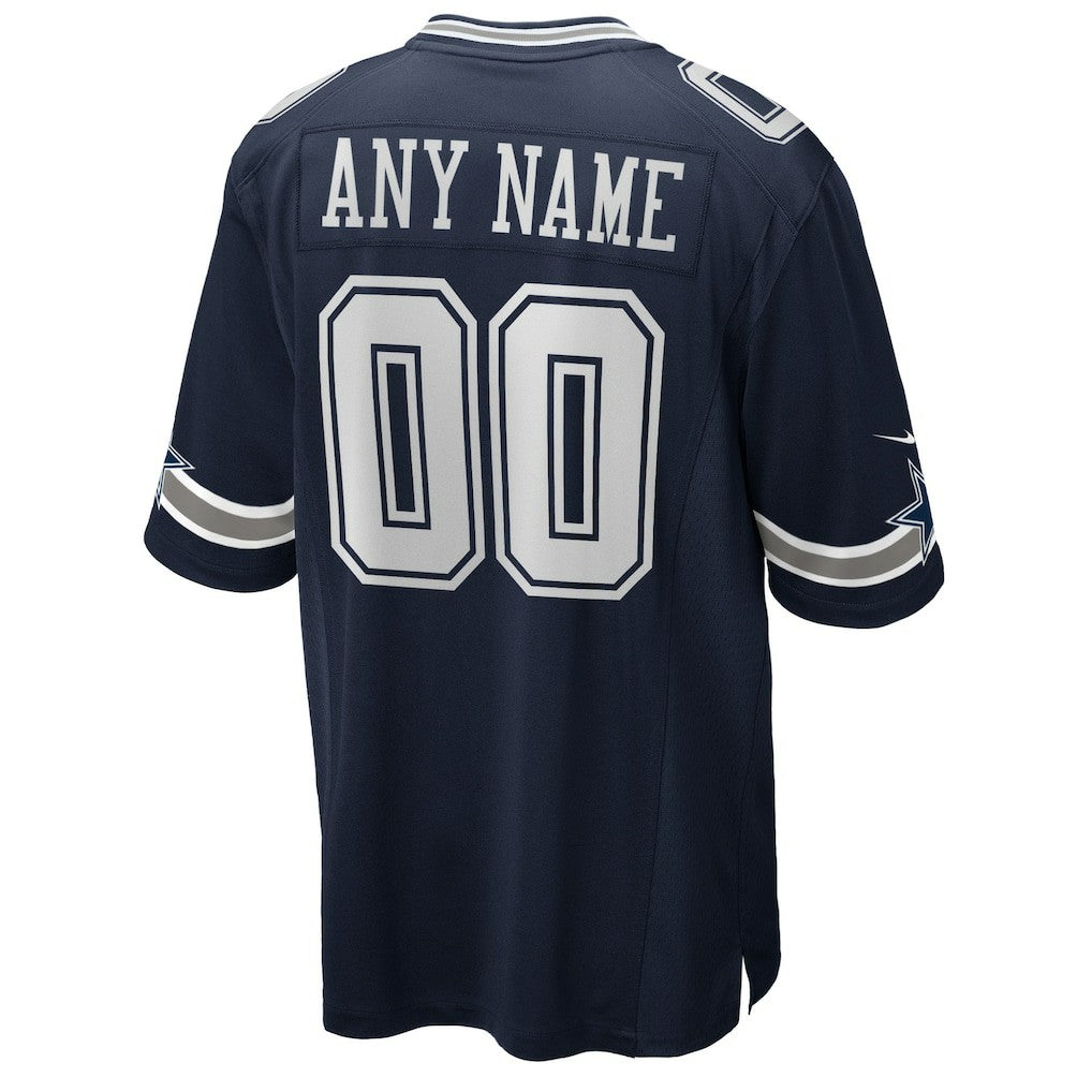 Dallas Cowboys Custom Game Jersey - Navy