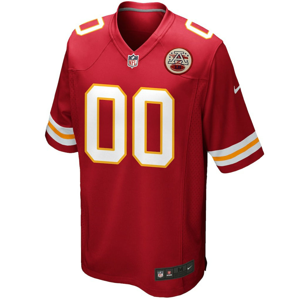 Kansas City Chiefs Custom Game Jersey - Red