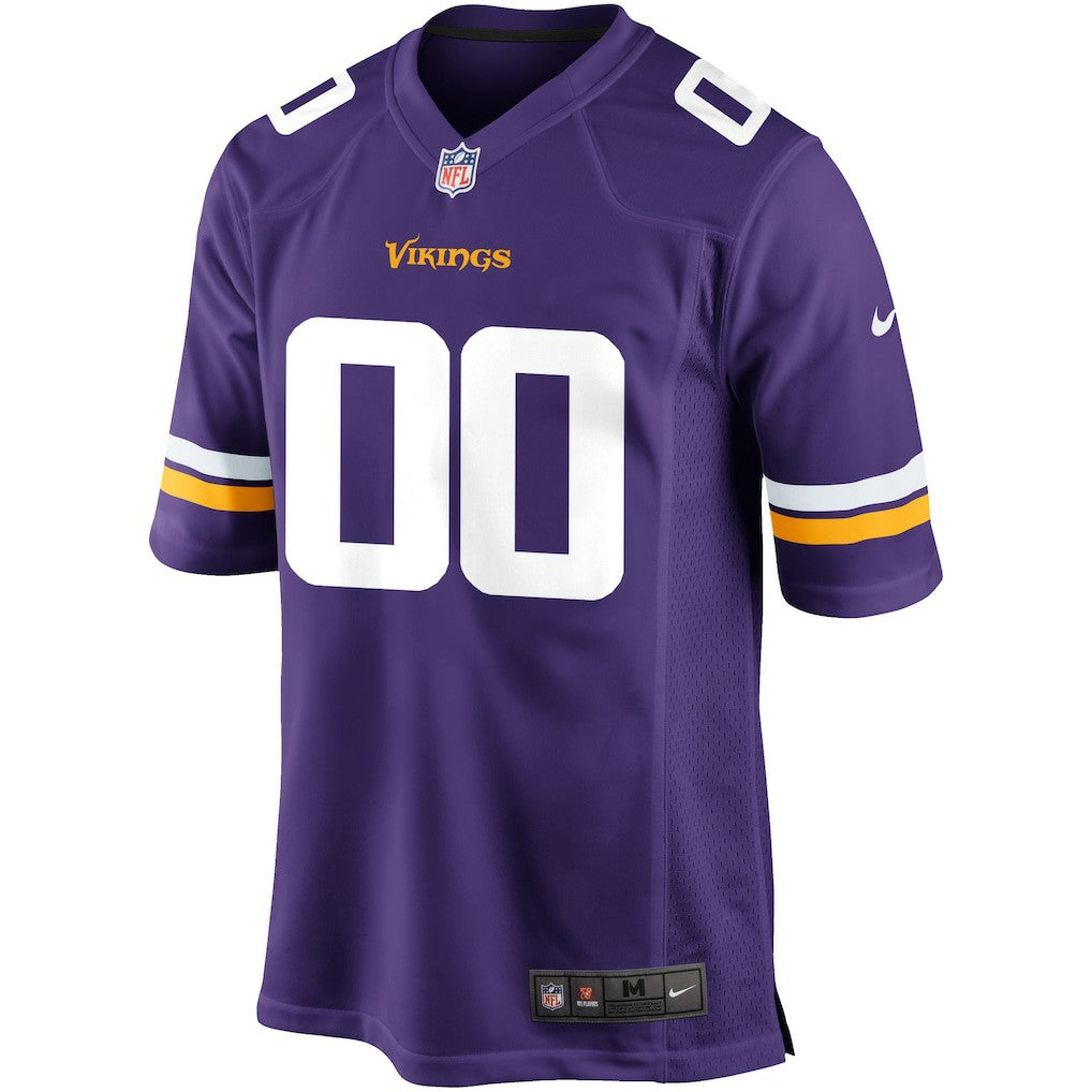 Minnesota Vikings Custom Game Jersey - Purple