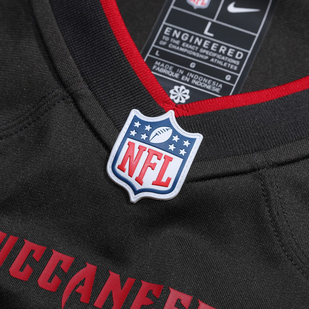 Tampa Bay Buccaneers Alternate Custom Game Jersey - Pewter