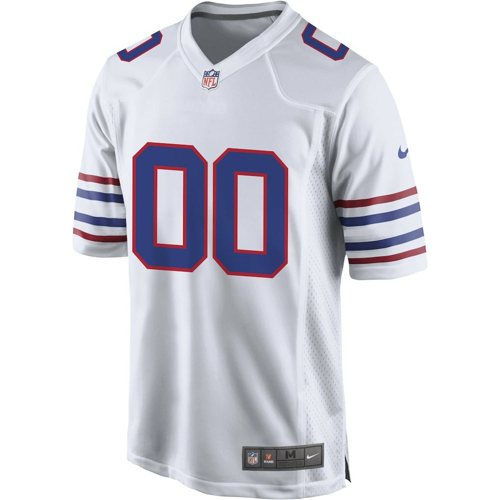 Buffalo Bills Alternate Custom Game Jersey - White