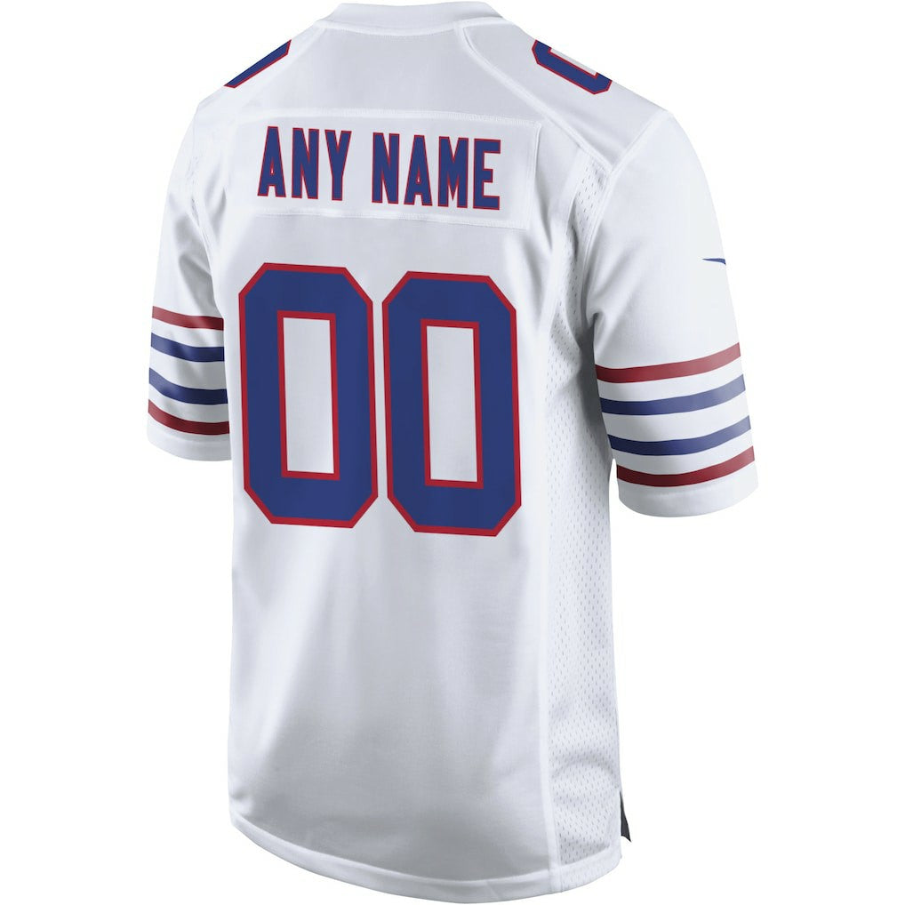 Buffalo Bills Alternate Custom Game Jersey - White