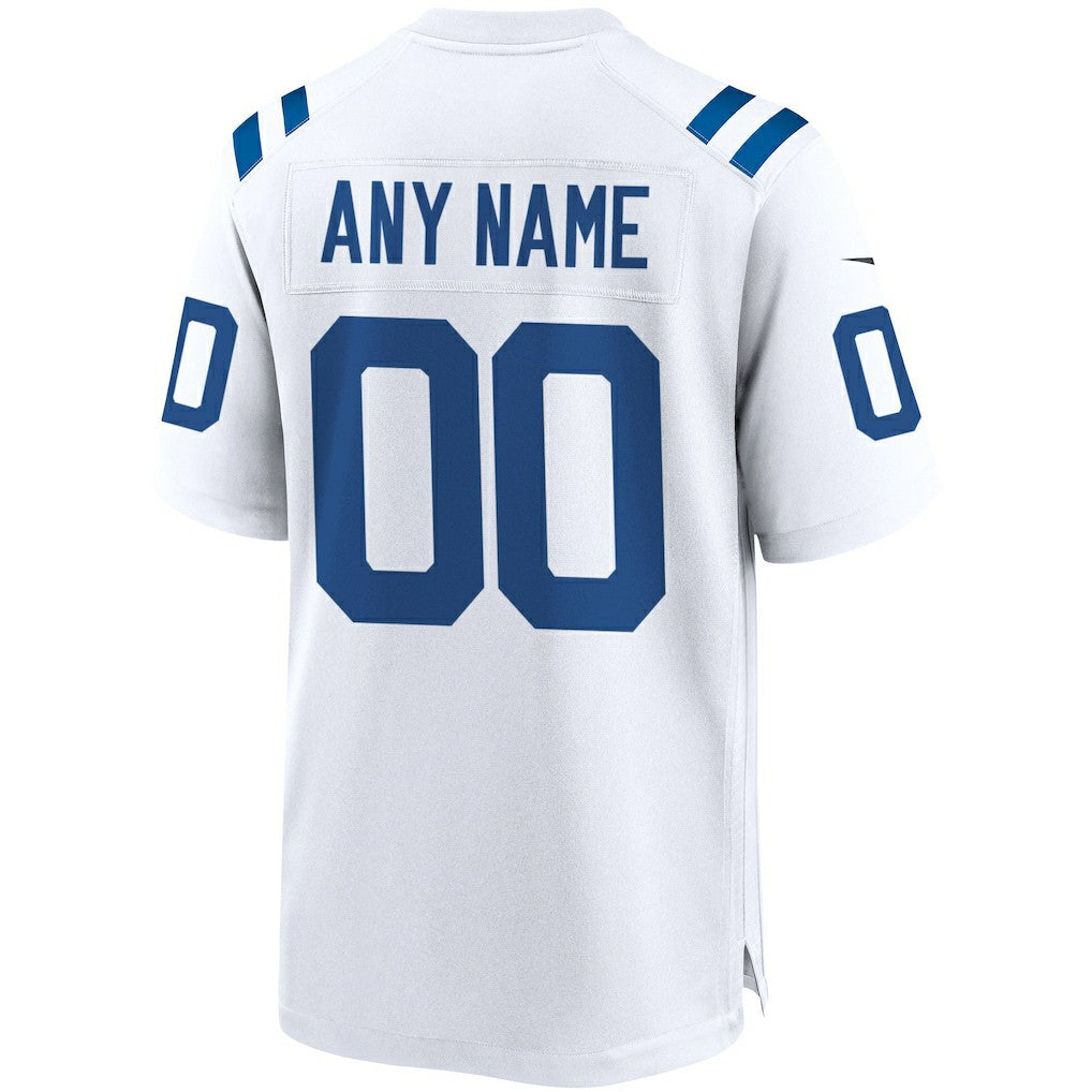 Indianapolis Colts Custom Game Jersey - White