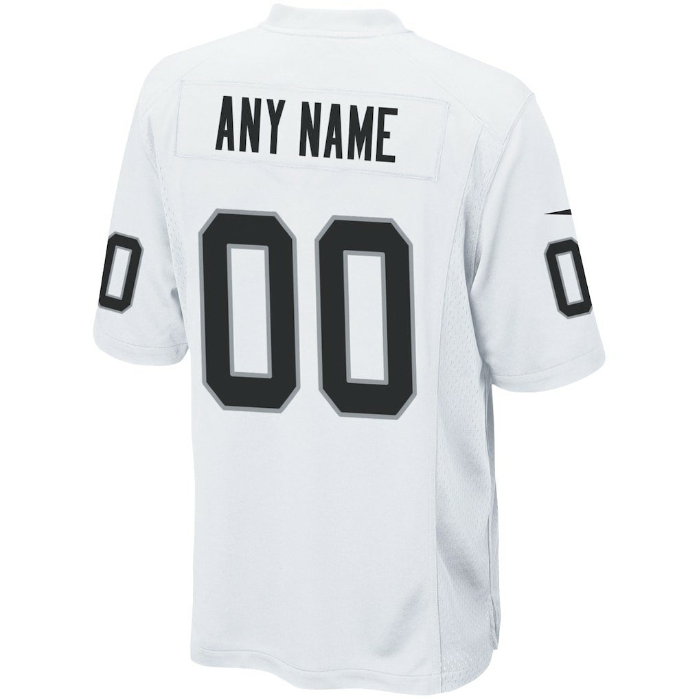 Las Vegas Raiders Custom Game Jersey - White
