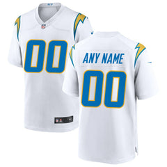 Los Angeles Chargers Custom Game Jersey - White