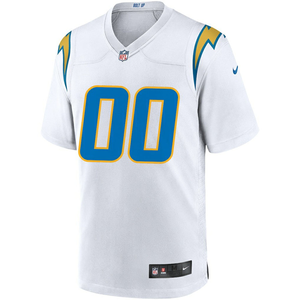 Los Angeles Chargers Custom Game Jersey - White