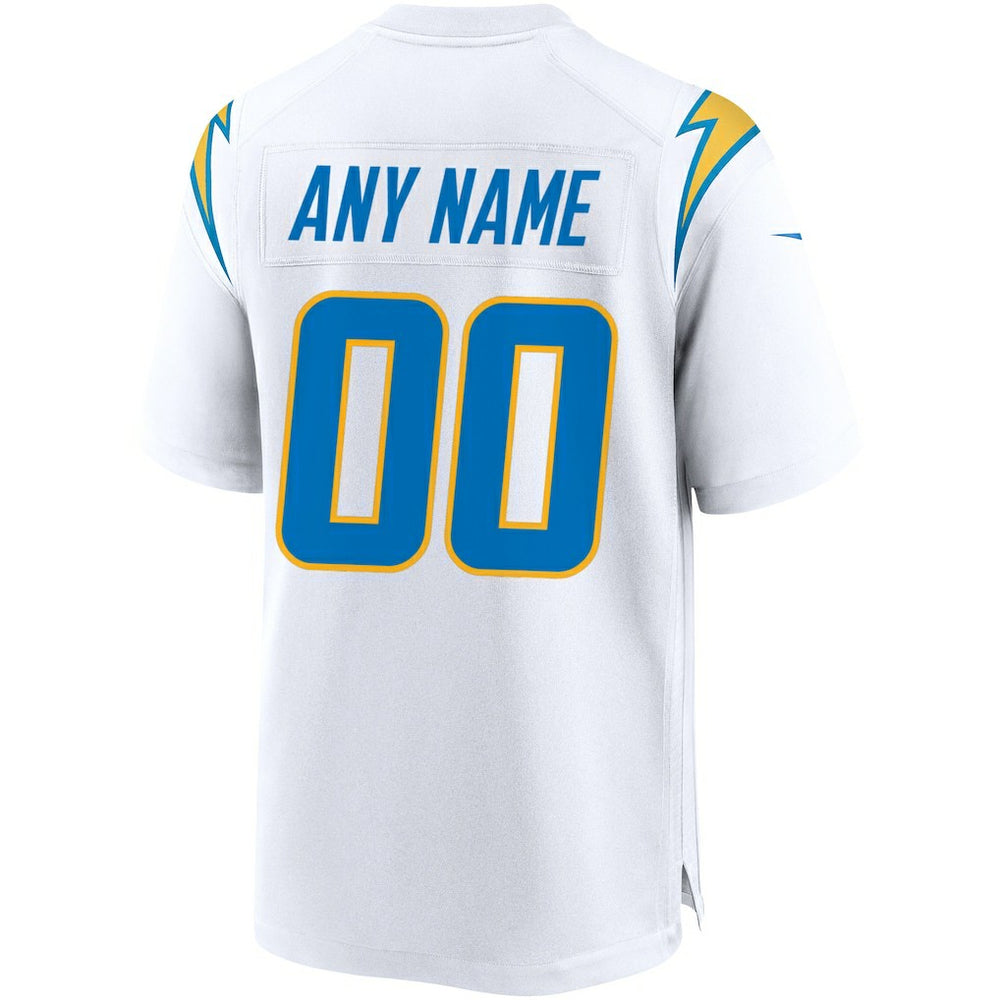 Los Angeles Chargers Custom Game Jersey - White