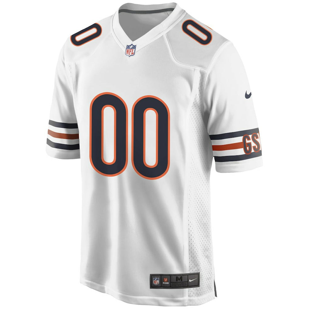 Chicago Bears Custom Game Jersey - White