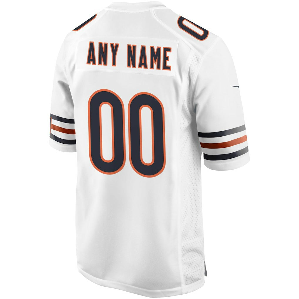 Chicago Bears Custom Game Jersey - White