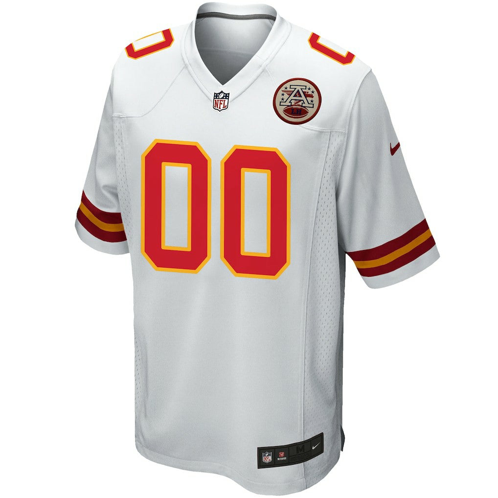 Kansas City Chiefs Custom Game Jersey - White
