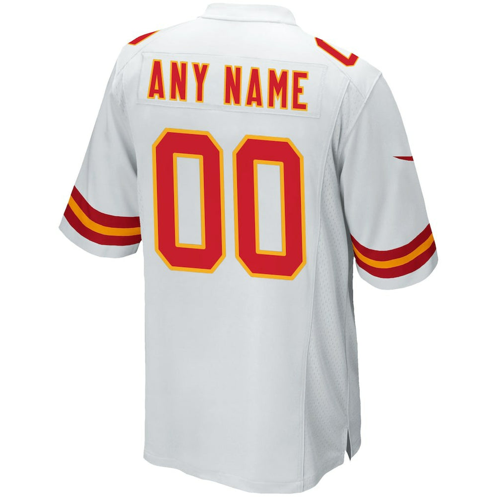 Kansas City Chiefs Custom Game Jersey - White