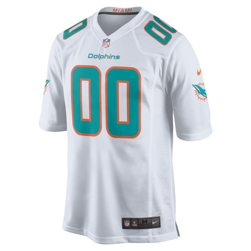 Miami Dolphins Custom Game Jersey - White