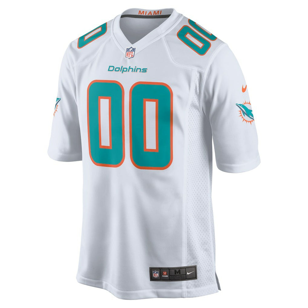 Miami Dolphins Custom Game Jersey - White