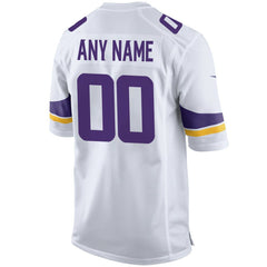 Minnesota Vikings Custom Game Jersey - White