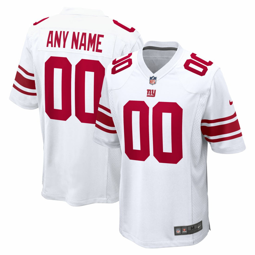 New York Giants Custom Game Jersey - White