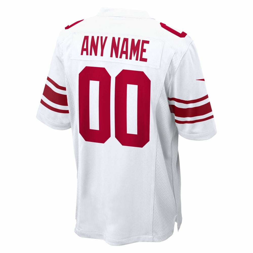 New York Giants Custom Game Jersey - White