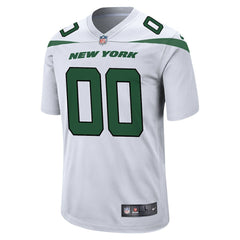 New York Jets Custom Game Jersey - White