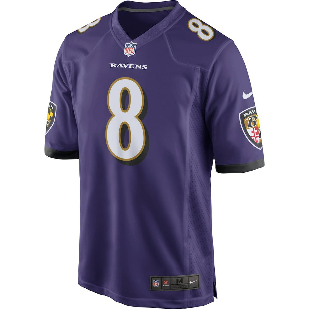 Lamar Jackson Baltimore Ravens Game Jersey - Purple