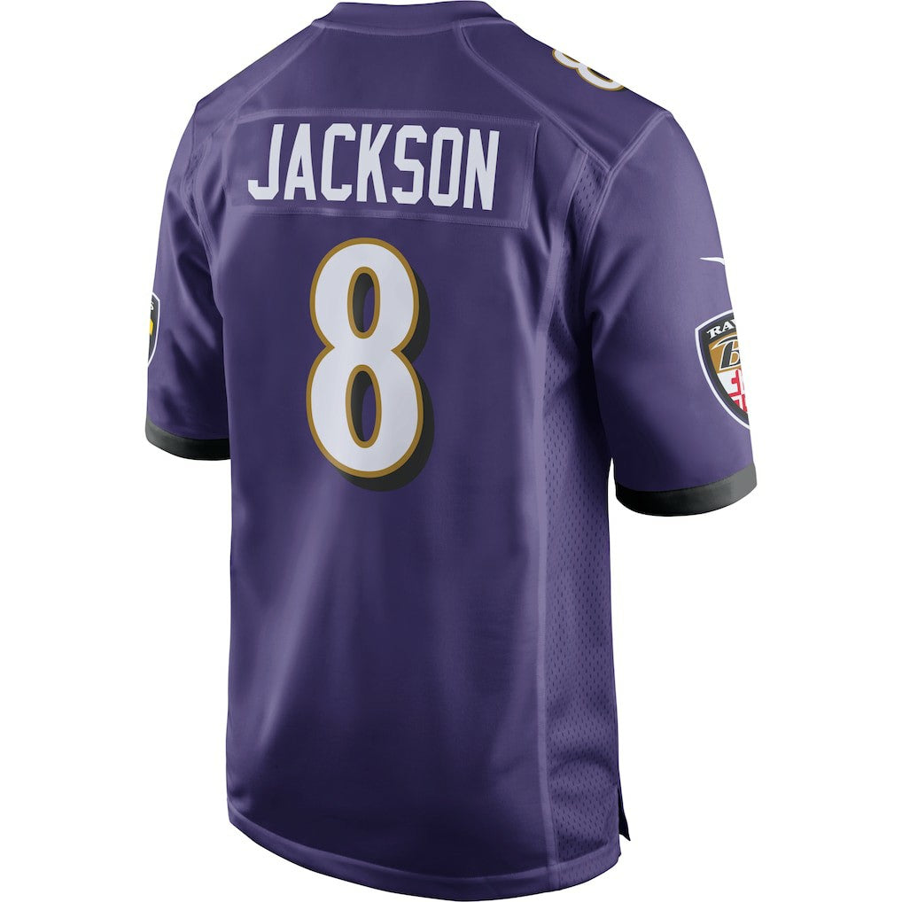 Lamar Jackson Baltimore Ravens Game Jersey - Purple