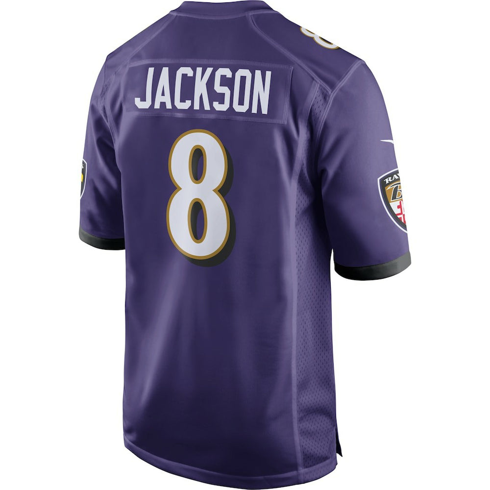 Lamar Jackson Baltimore Ravens Game Jersey - Purple