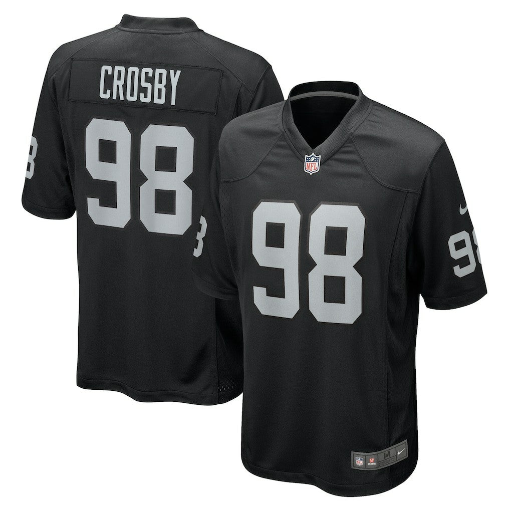 Maxx Crosby Las Vegas Raiders Game Jersey - Black