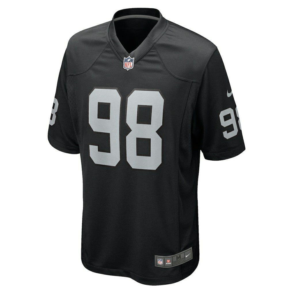 Maxx Crosby Las Vegas Raiders Game Jersey - Black