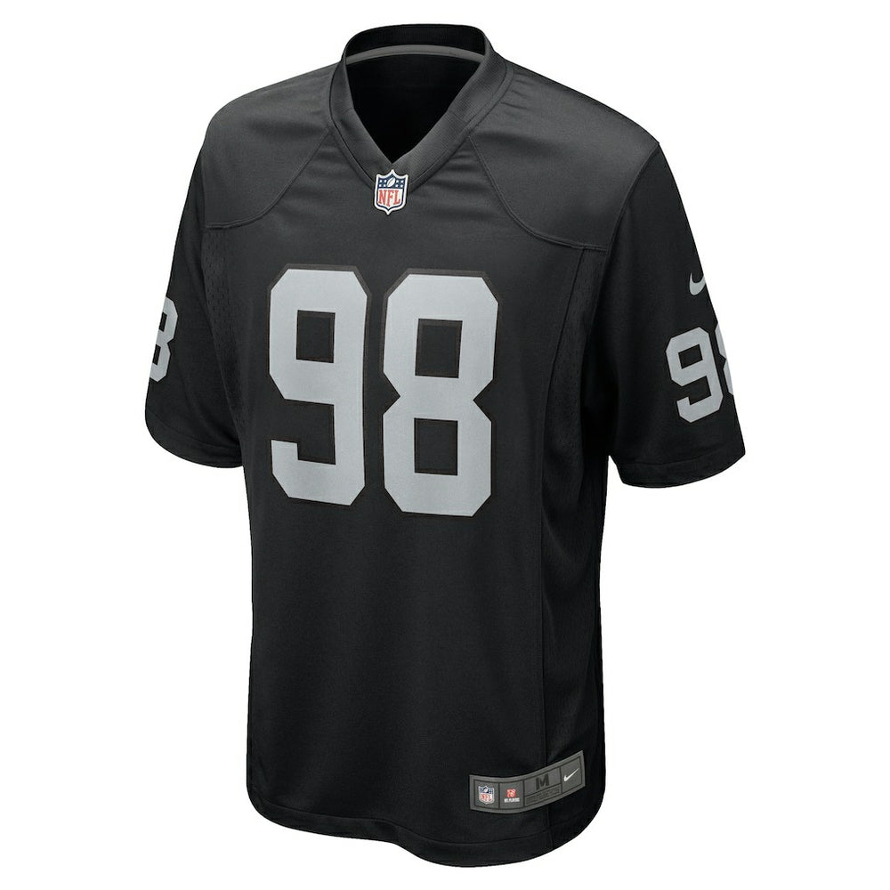 Maxx Crosby Las Vegas Raiders Game Jersey - Black