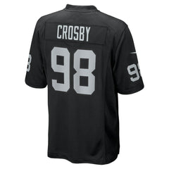 Maxx Crosby Las Vegas Raiders Game Jersey - Black