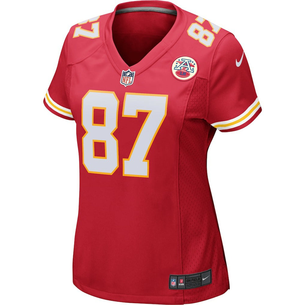 Travis Kelce Kansas City Chiefs Women's Game Jersey - Red