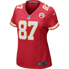 Travis Kelce Kansas City Chiefs Women's Game Jersey - Red