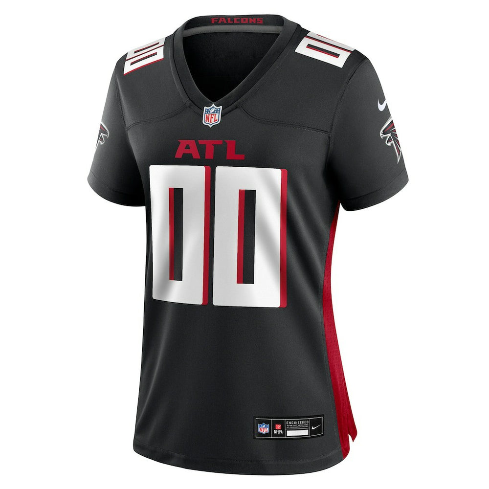 Atlanta Falcons Women's Custom Game Jersey - Black