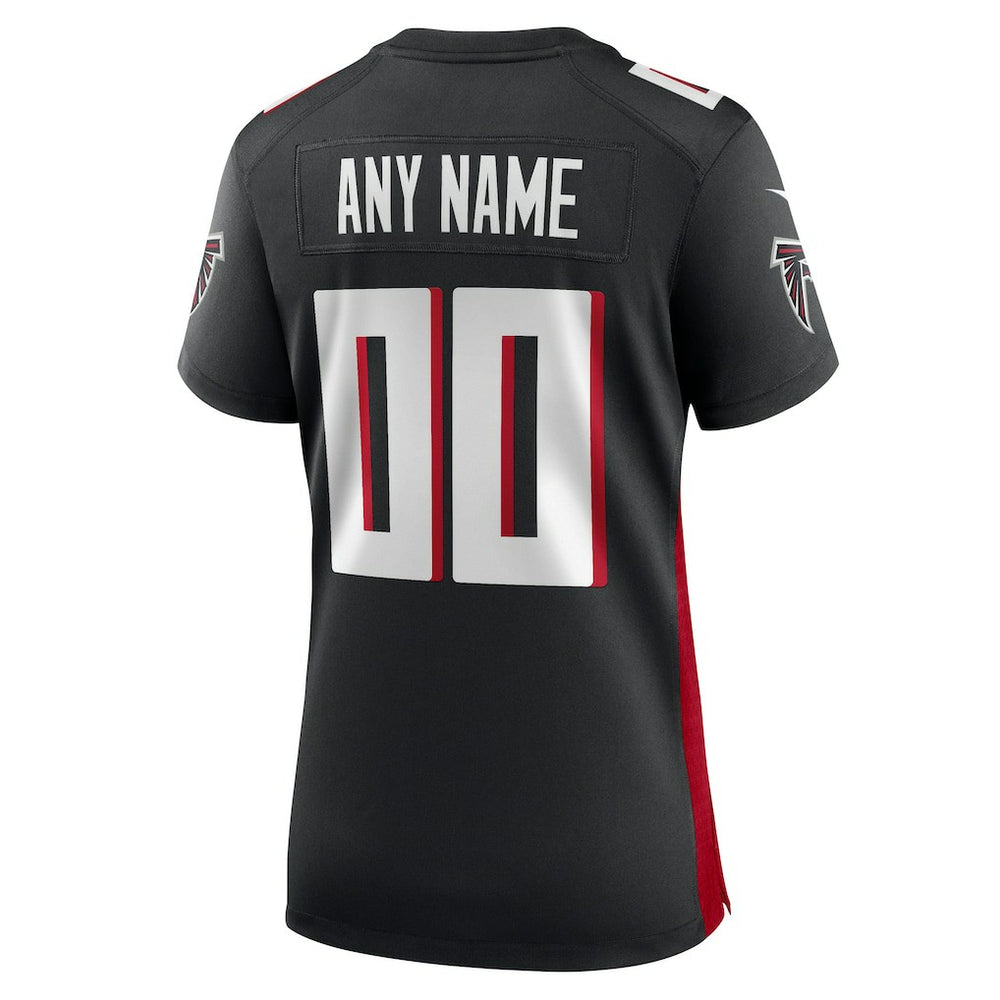 Atlanta Falcons Women's Custom Game Jersey - Black