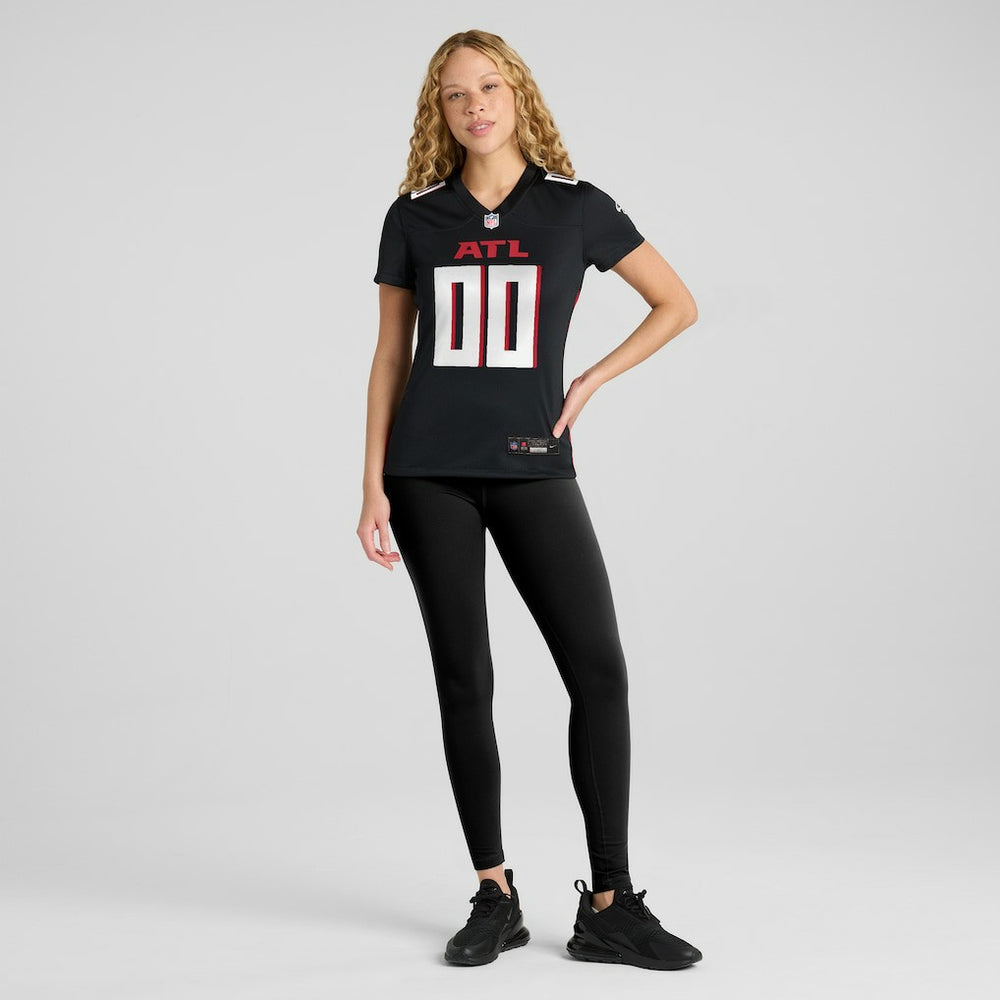 Atlanta Falcons Women's Custom Game Jersey - Black