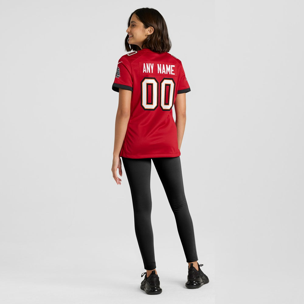 Tampa Bay Buccaneers Women's Custom Game Jersey - Red