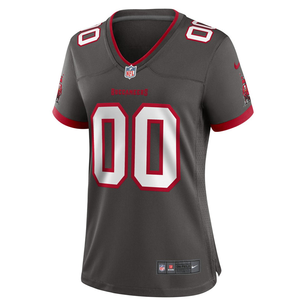 Tampa Bay Buccaneers Women's Alternate Custom Game Jersey - Pewter
