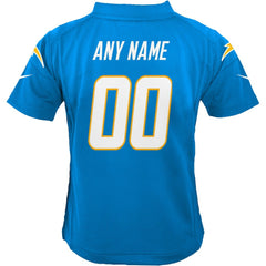 Los Angeles Chargers Youth Custom Game Jersey - Powder Blue