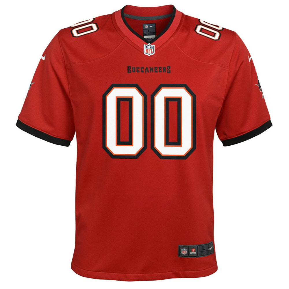 Tampa Bay Buccaneers Youth Custom Game Jersey - Red