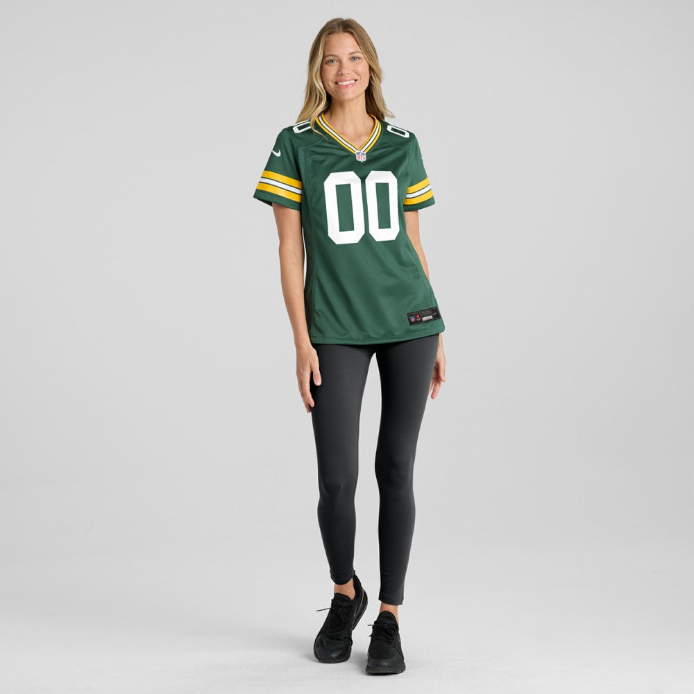 Green Bay Packers Women's Custom Game Jersey - Green