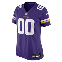 Minnesota Vikings Women's Custom Game Jersey - Purple
