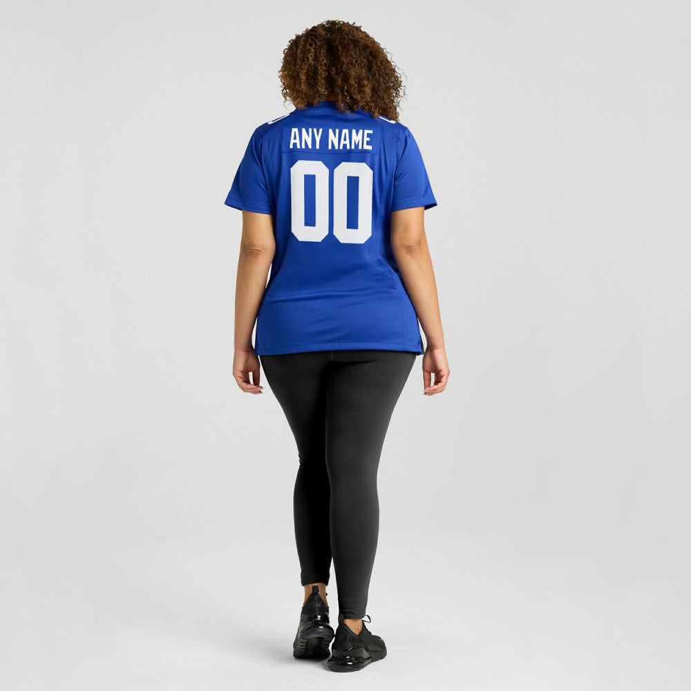 New York Giants Women's Custom Jersey - Royal